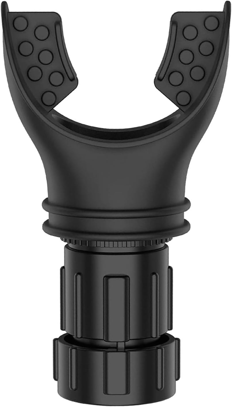 Breathing Trainer, Adjustable Exercise Device, Variable Settings - Adjustable to Different Fitness Needs, for Oral and Muscular Exercise(Black)
