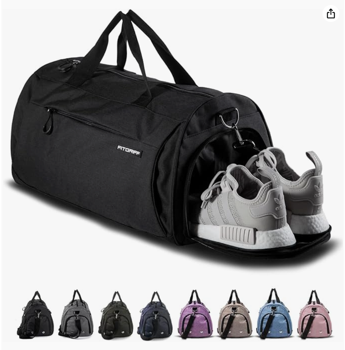 ® Gym Bag for Men & Women with Shoe & Wet Compartment - Duffle Bag for Travel, Sports, Fitness & Workout