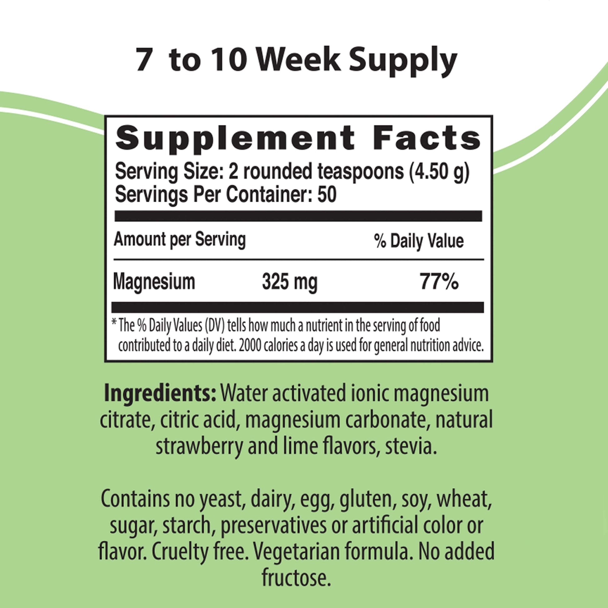 Magicmag® Magnesium Citrate Powder - anti Stress Drink Mix - 8Oz