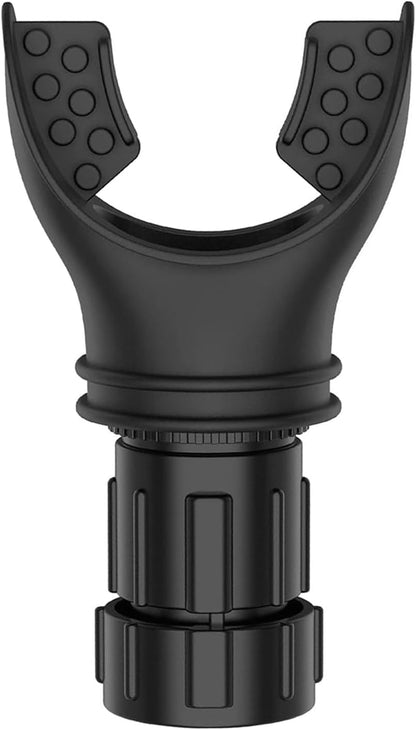 Breathing Trainer, Adjustable Exercise Device, Variable Settings - Adjustable to Different Fitness Needs, for Oral and Muscular Exercise(Black)