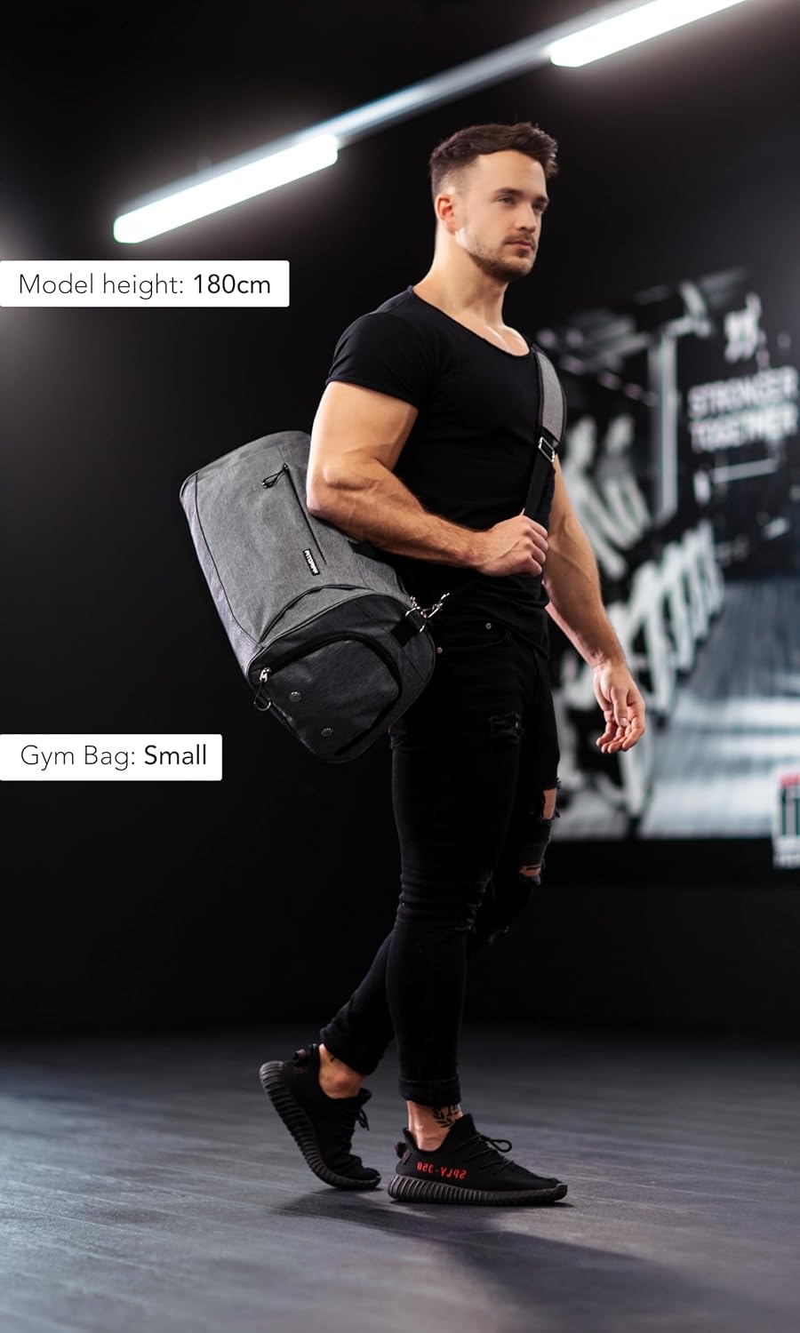 ® Gym Bag for Men & Women with Shoe & Wet Compartment - Duffle Bag for Travel, Sports, Fitness & Workout