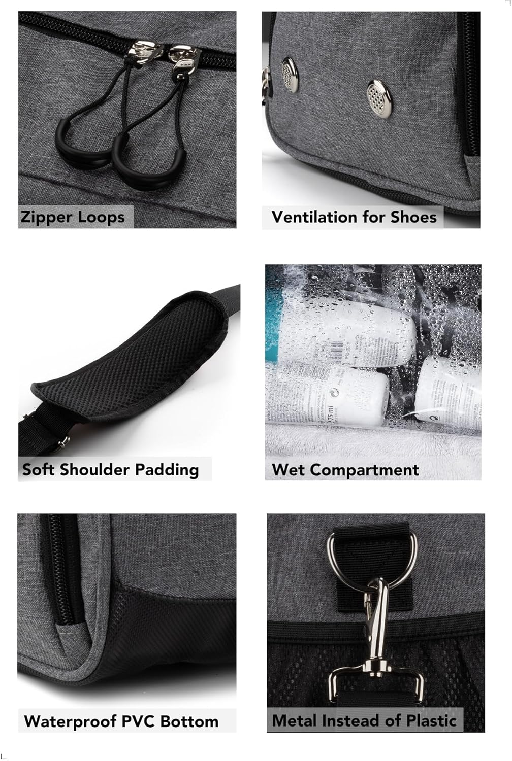 ® Gym Bag for Men & Women with Shoe & Wet Compartment - Duffle Bag for Travel, Sports, Fitness & Workout