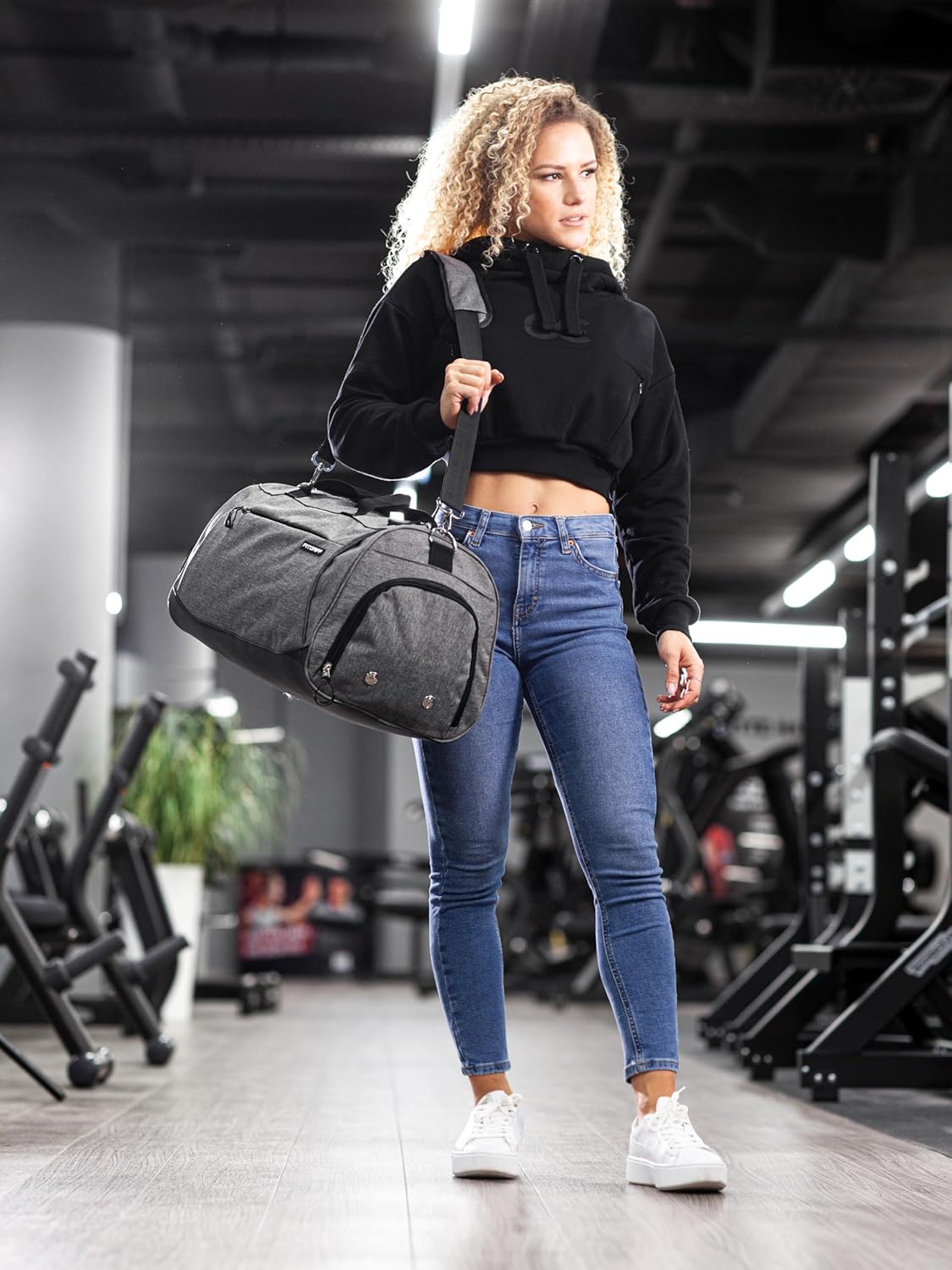 ® Gym Bag for Men & Women with Shoe & Wet Compartment - Duffle Bag for Travel, Sports, Fitness & Workout