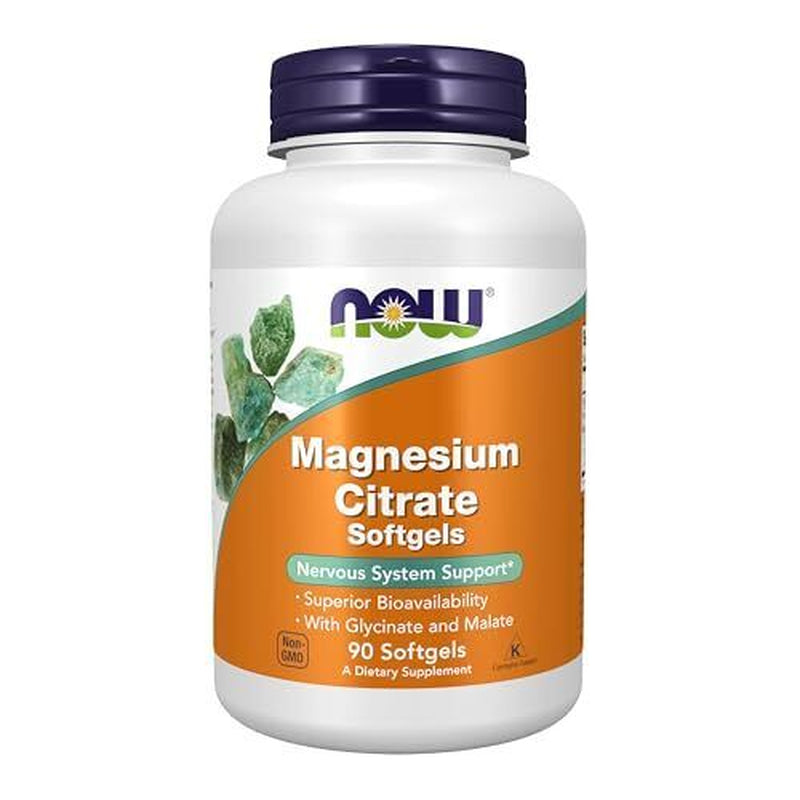 NOW FOODS Magnesium Citrate 90 Softgels